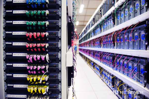 Blick in das Rechenzentrum